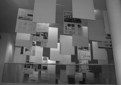 Diseño y dirección de montaje de la exposición 3 concursos para Madrid