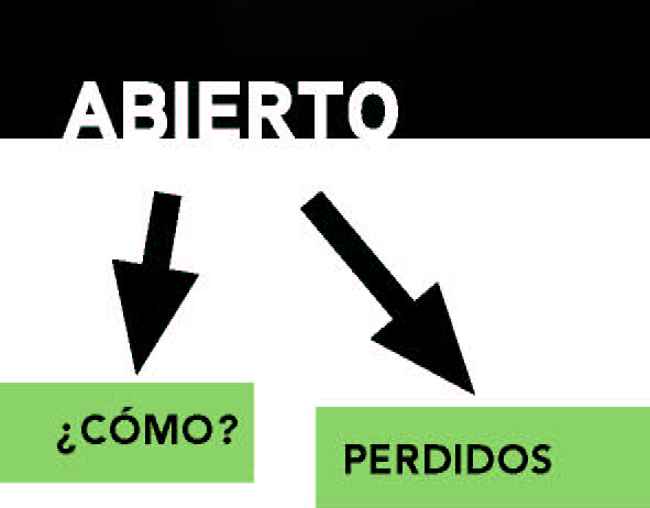 2007. Diseño y dirección de montaje de la exposición ABIERTO da paso a ¿CÓMO? y PERDIDOS